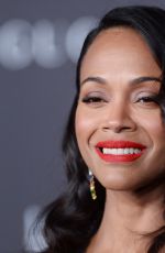 ZOE SALDANA at 2019 Lacma Art + Film Gala Presented by Gucci in Los Angeles 11/02/2019