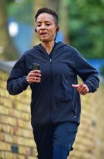 ADELE ROBERTS Out Jogging in London 12/29/2019