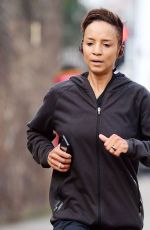 ADELE ROBERTS Out Jogging in London 12/29/2019
