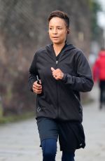 ADELE ROBERTS Out Jogging in London 12/29/2019