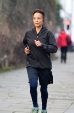 ADELE ROBERTS Out Jogging in London 12/29/2019