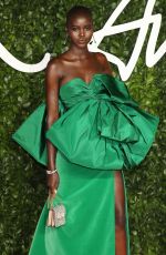ADUT AKECH at Fashion Awards 2019 in London 12/02/2019