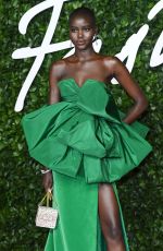 ADUT AKECH at Fashion Awards 2019 in London 12/02/2019