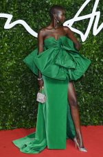 ADUT AKECH at Fashion Awards 2019 in London 12/02/2019