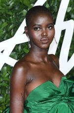 ADUT AKECH at Fashion Awards 2019 in London 12/02/2019