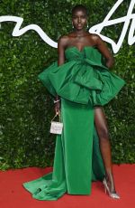 ADUT AKECH at Fashion Awards 2019 in London 12/02/2019