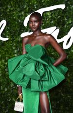 ADUT AKECH at Fashion Awards 2019 in London 12/02/2019