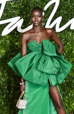 ADUT AKECH at Fashion Awards 2019 in London 12/02/2019