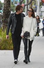 ALESSANDRA AMBROSIO and Nicolo Oddi Out in Beverly Hills 12/23/2019