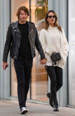 ALESSANDRA AMBROSIO and Nicolo Oddi Out in Beverly Hills 12/23/2019
