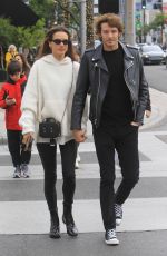 ALESSANDRA AMBROSIO and Nicolo Oddi Out in Beverly Hills 12/23/2019