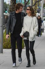 ALESSANDRA AMBROSIO and Nicolo Oddi Out in Beverly Hills 12/23/2019