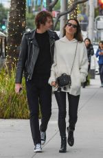 ALESSANDRA AMBROSIO and Nicolo Oddi Out in Beverly Hills 12/23/2019
