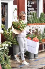 ALESSANDRA AMBROSIO Buys Flowers Out in Brentwood 12/23/2019