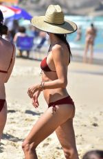 ALESSANDRA AMBROSIO in Bikini at a Beach in Florianopolis 12/29/2019