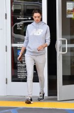 ALESSANDRA AMBROSIO Leaves a Bank in Brentwood 12/17/2019