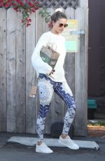 ALESSANDRA AMBROSIO Leaves Yoga Session in Santa Monica 12/02/2019
