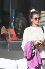 ALESSANDRA AMBROSIO Leaves Yoga Session in Santa Monica 12/02/2019