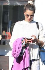 ALESSANDRA AMBROSIO Leaves Yoga Session in Santa Monica 12/02/2019