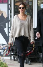 ALESSANDRA AMBROSIO Out for Sushi in West Hollywood 12/03/2019