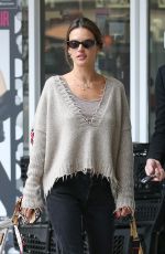 ALESSANDRA AMBROSIO Out for Sushi in West Hollywood 12/03/2019