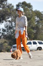 ALESSANDRA AMBROSIO Out Hiking in Brentwood 12/22/2019