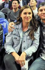 ALEX MORGAN at Phoenix Suns vs LA Clippers Game in Los Angeles 12/17/2019