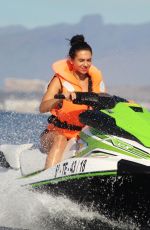 ALEXANDRA CANE in Bikini Riding a Jet Ski in Tenerife 12/27/2019