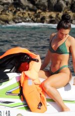 ALEXANDRA CANE in Bikini Riding a Jet Ski in Tenerife 12/27/2019