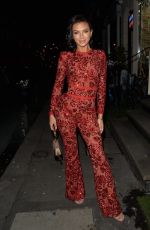 ALEXANDRA CANE Leaves Ciros Pizza in Knightsbridge 12/14/2019