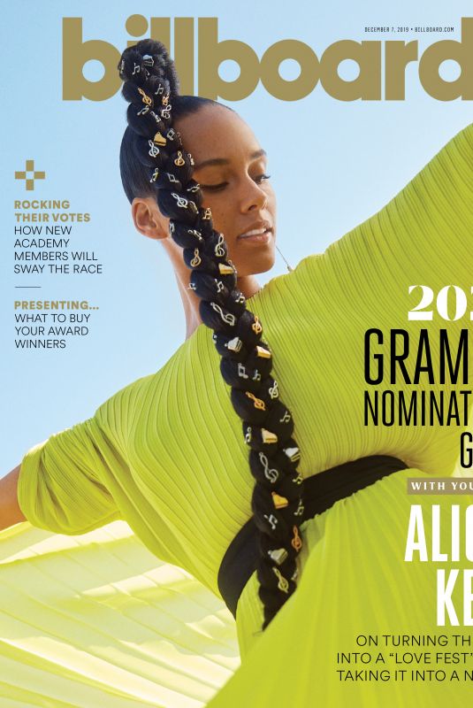 ALICIA KEYS in Billboard Magazine, December 2019