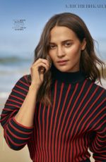 ALICIA VIKANDER in Marie Claire Magazine, Russia January 2020