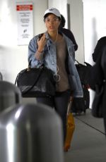 ALISHA WAINWRIGHT at Los Angeles International Airport 12/31/2019