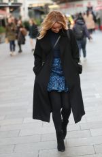 AMANDA HOLDEN Leaves Heart Radio in London 12/18/2019