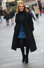 AMANDA HOLDEN Leaves Heart Radio in London 12/18/2019