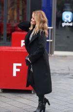 AMANDA HOLDEN Leaves Heart Radio Studio in London 12/17/2019