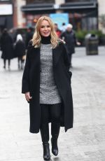 AMANDA HOLDEN Leaves Heart Radio Studio in London 12/17/2019