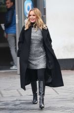 AMANDA HOLDEN Leaves Heart Radio Studio in London 12/17/2019