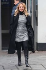 AMANDA HOLDEN Leaves Heart Radio Studio in London 12/17/2019