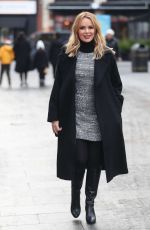 AMANDA HOLDEN Leaves Heart Radio Studio in London 12/17/2019