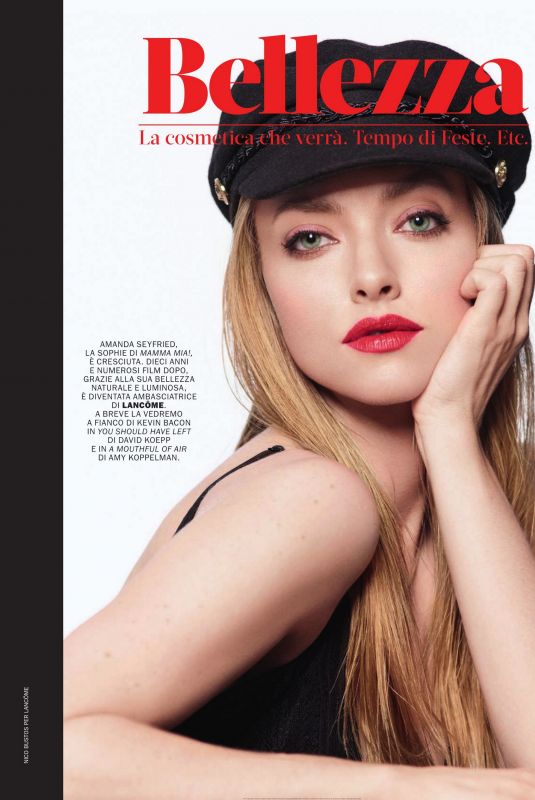 AMANDA SEYFRIED in Marie Claire Magazine, Italy January 2020