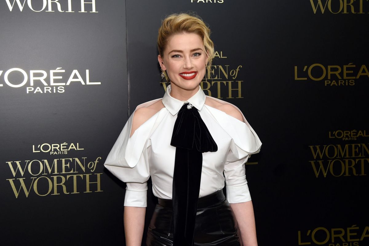 AMBER HEARD at 14th Annual L’Oreal Paris Women of Worth Awards in New York ...