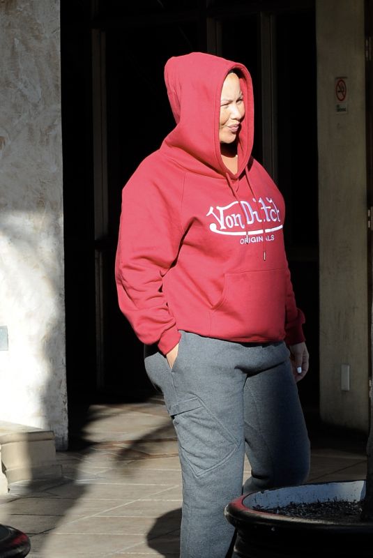 AMBER ROSE Out and About in Los Angeles 12/15/2019