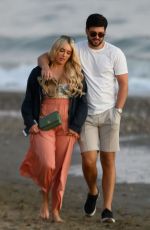 AMBER TURNER Out on the Beach in Marbella 12/29/2019