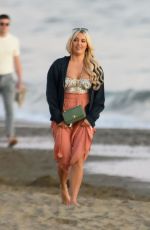 AMBER TURNER Out on the Beach in Marbella 12/29/2019