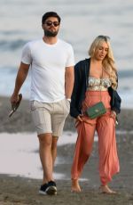 AMBER TURNER Out on the Beach in Marbella 12/29/2019