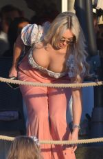 AMBER TURNER Out on the Beach in Marbella 12/29/2019