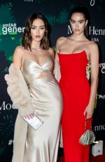 AMELIA and DELILAH HAMLIN at Amfar Generationcure Holiday Party in New York 12/10/2019