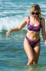AMY HART in Bikini on the Beach in Barbados 10/31/2019
