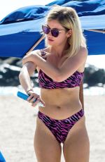 AMY HART in Bikini on the Beach in Barbados 10/31/2019